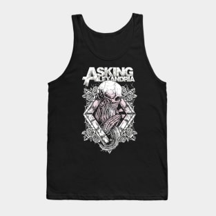 Asking Rock Band Design Tank Top